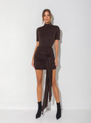 SKIRT CASSIA DARK CHOCOLATE