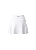 Tył spódnicy Skirt Glow White z profilowanym szwem nad pośladkami i ciemną metką w pasie