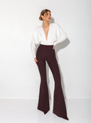 TROUSERS SAFIYA BROWN