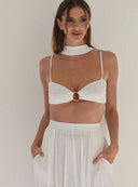 TROUSERS SAVIA ECRU