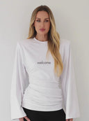 LONGSLEEVE SOLAYA WHITE