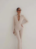JUMPSUIT ELÉONORE BEIGE