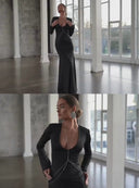 DRESS MARIBEL BLACK