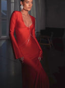 DRESS MARIBEL RED